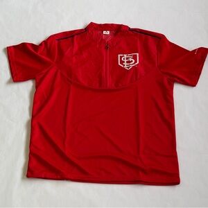St Louis Cardinals Red Short Sleeve hitting jersey